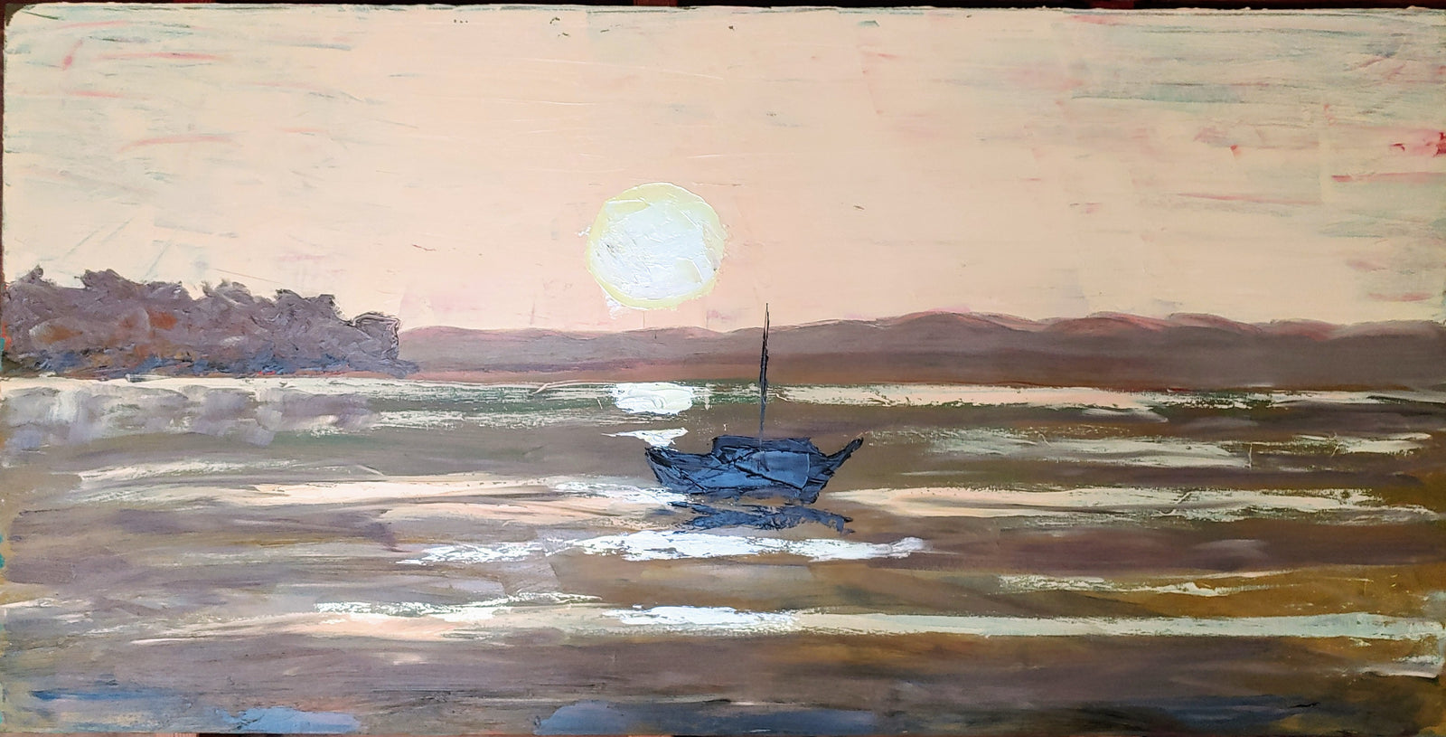 Afternoon Haze and Boat